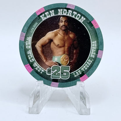 Wild Wild West Las Vegas Nevada 2005 'Ken Norton' LE $25 Casino Chip E4572