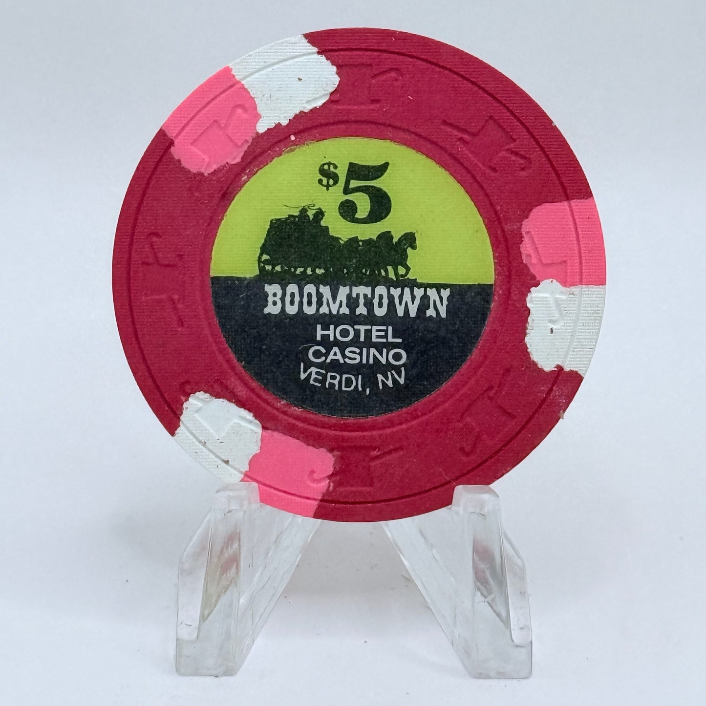 Boomtown 1996 $5 Casino Chip N8021