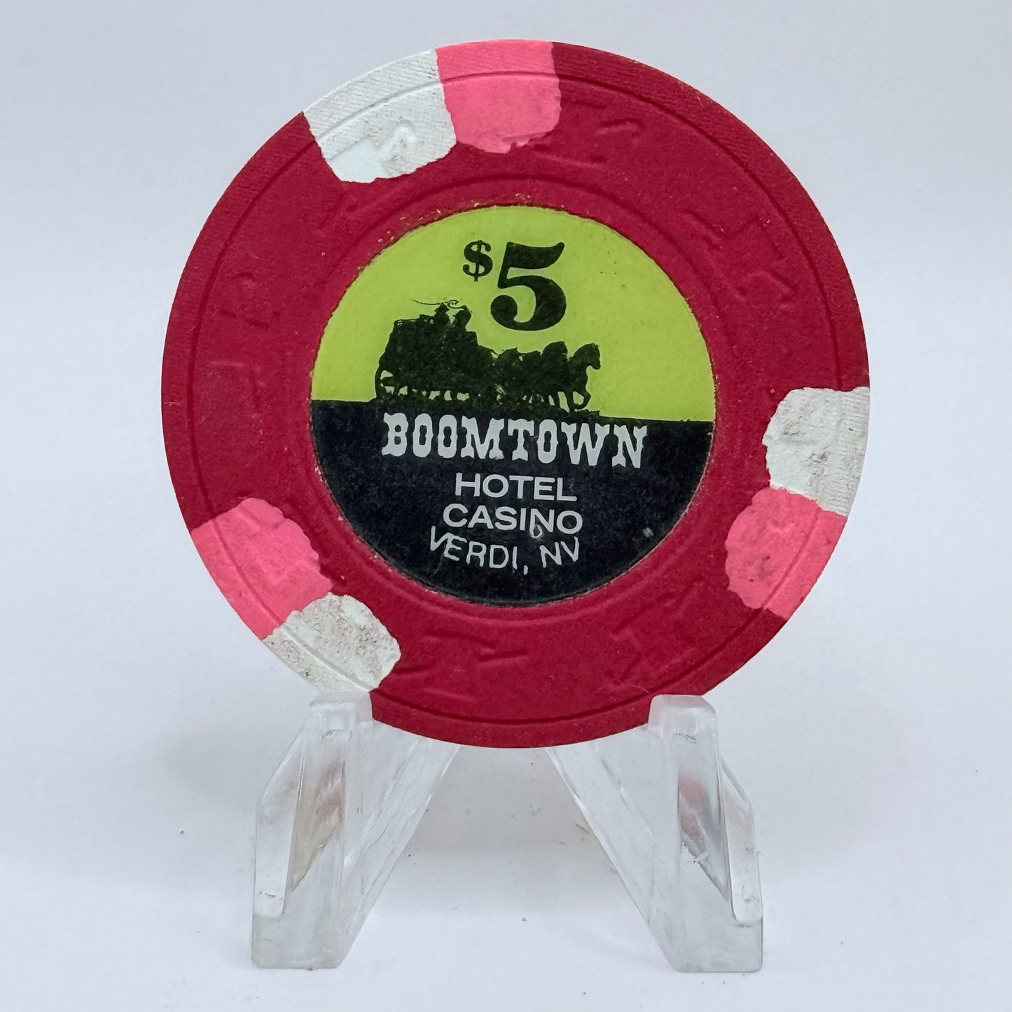 Boomtown 1996 $5 Casino Chip N8021