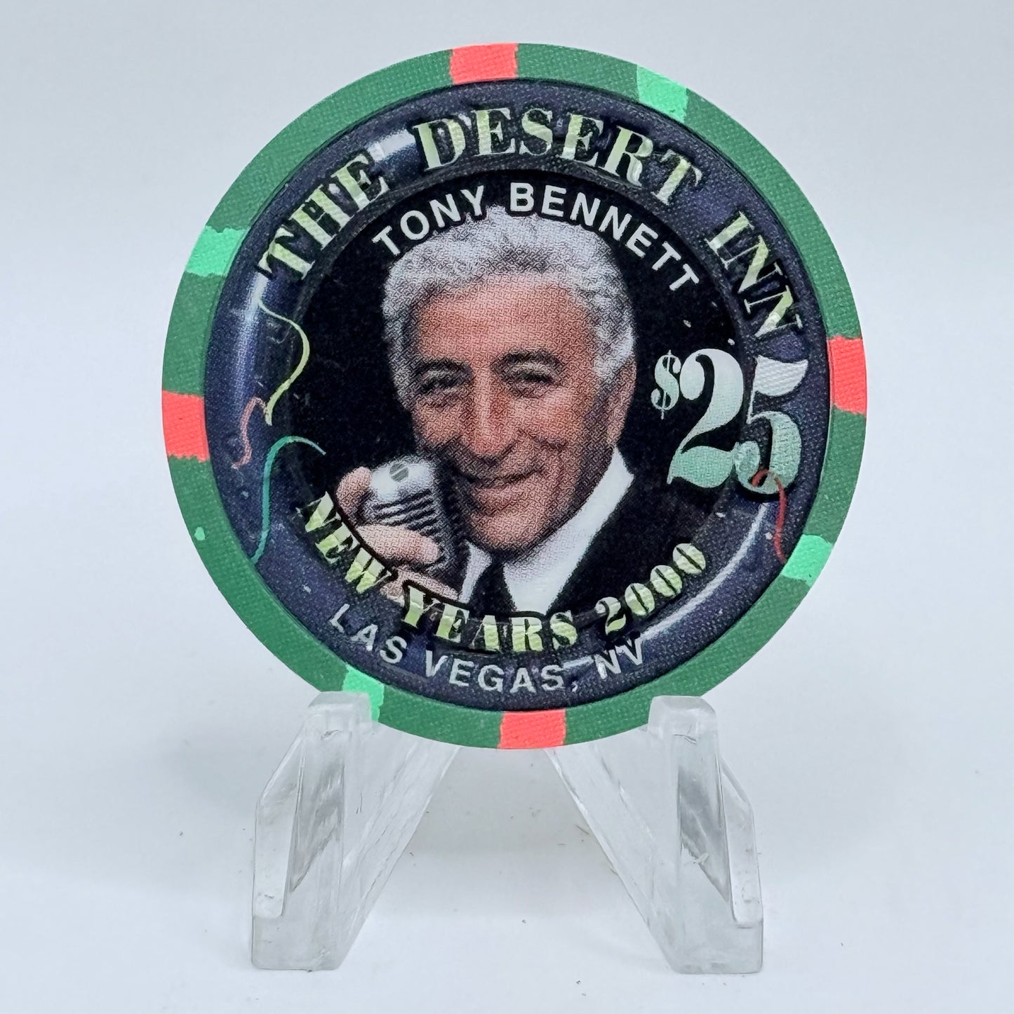 Desert Inn Las Vegas Nevada 1999 'Tony Bennett' LE $25 Casino Chip V3963