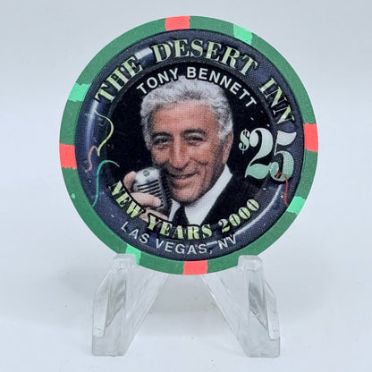 Desert Inn Las Vegas Nevada 1999 'Tony Bennett' LE $25 Casino Chip V3963