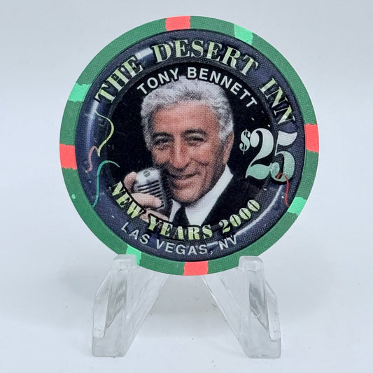 Desert Inn Las Vegas Nevada 1999 'Tony Bennett' LE $25 Casino Chip V3963
