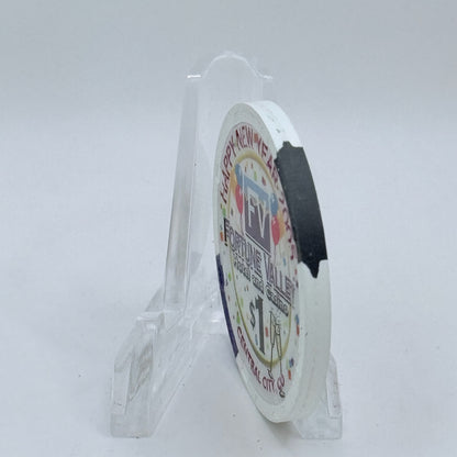 Fortune Valley Hotel & Casino Central City Colorado 2005 'Happy New Years' LE $1 Casino Chip
