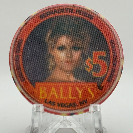 Bally's Las Vegas Nevada 1995 'Bernadette Pete' LE $5 Casino Chip N0596