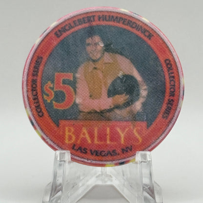 Bally's Las Vegas Nevada 1995 'Englebert Humperdinck' LE $5 Casino Chip N0603