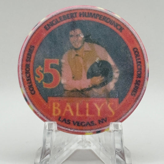 Bally's Las Vegas Nevada 1995 'Englebert Humperdinck' LE $5 Casino Chip N0603