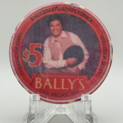 Bally's Las Vegas Nevada 1995 'Englebert Humperdinck' LE $5 Casino Chip N0603