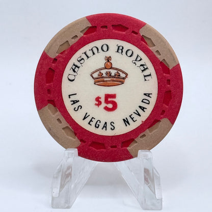Casino Royal Las Vegas Nevada 1971 $5 Casino Chip N1430