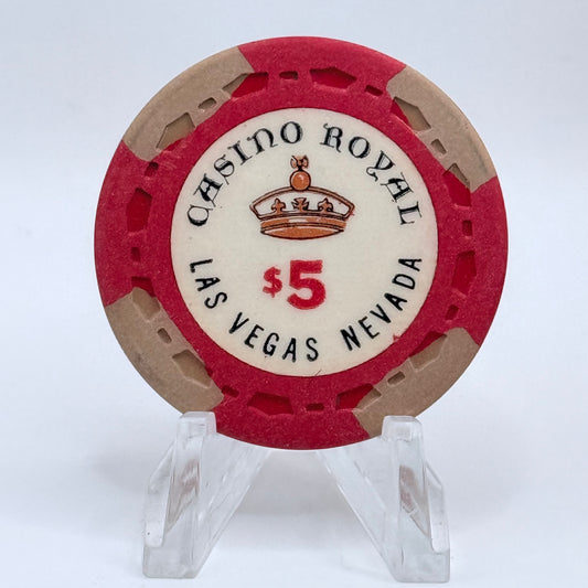 Casino Royal Las Vegas Nevada 1971 $5 Casino Chip N1430