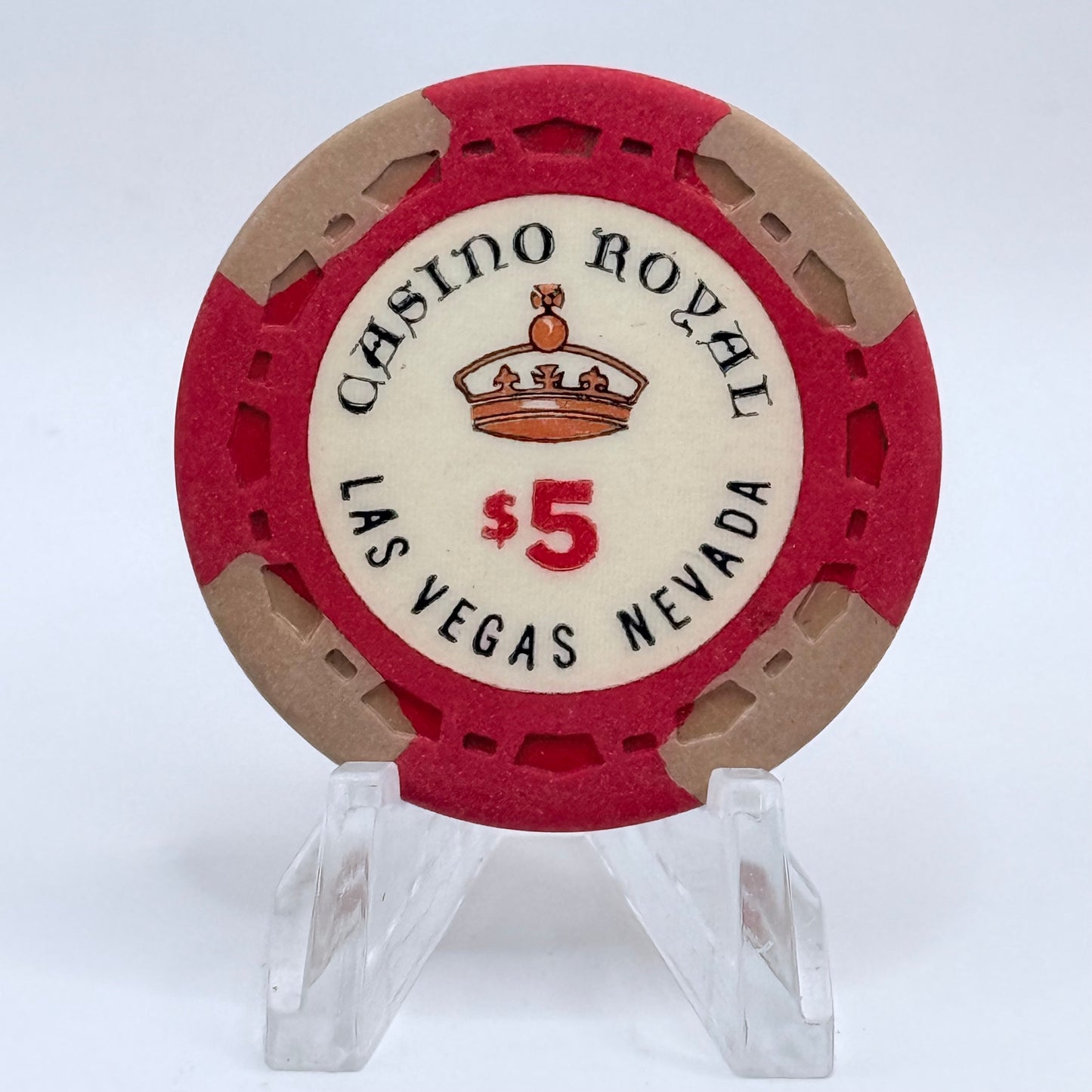 Casino Royal Las Vegas Nevada 1971 $5 Casino Chip N1430