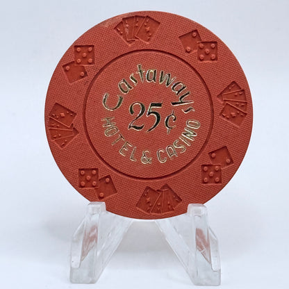 Castaways Las Vegas Nevada 1967 $0.25 Casino Chip N1450