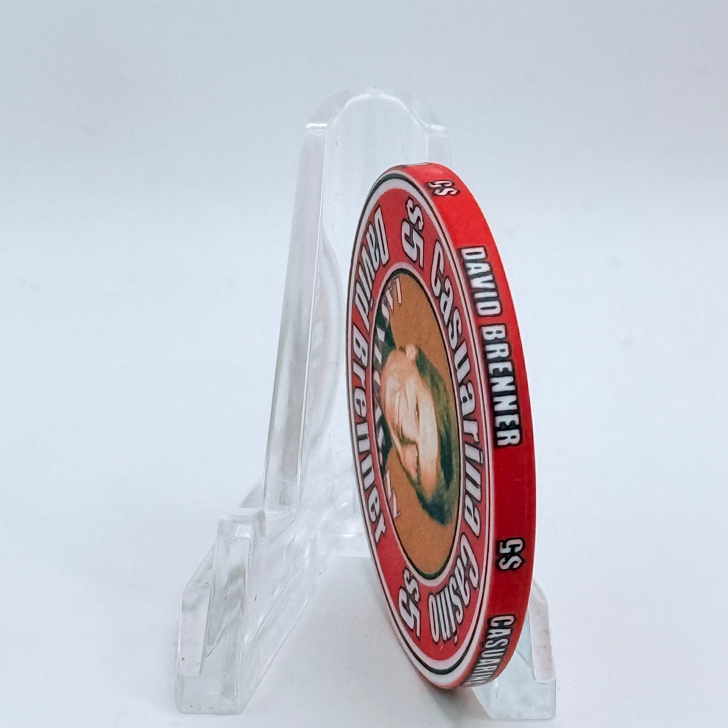Casuarina Las Vegas Nevada 2003 'David Brenner' LE $5 Casino Chip E0214