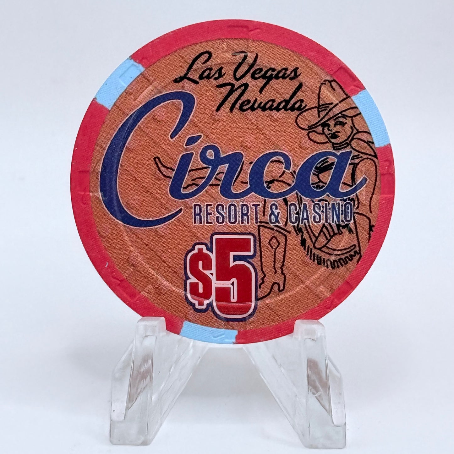 Circa Las Vegas Nevada 2020 $5 Casino Chip D3114