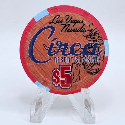 Circa Las Vegas Nevada 2020 $5 Casino Chip D3114