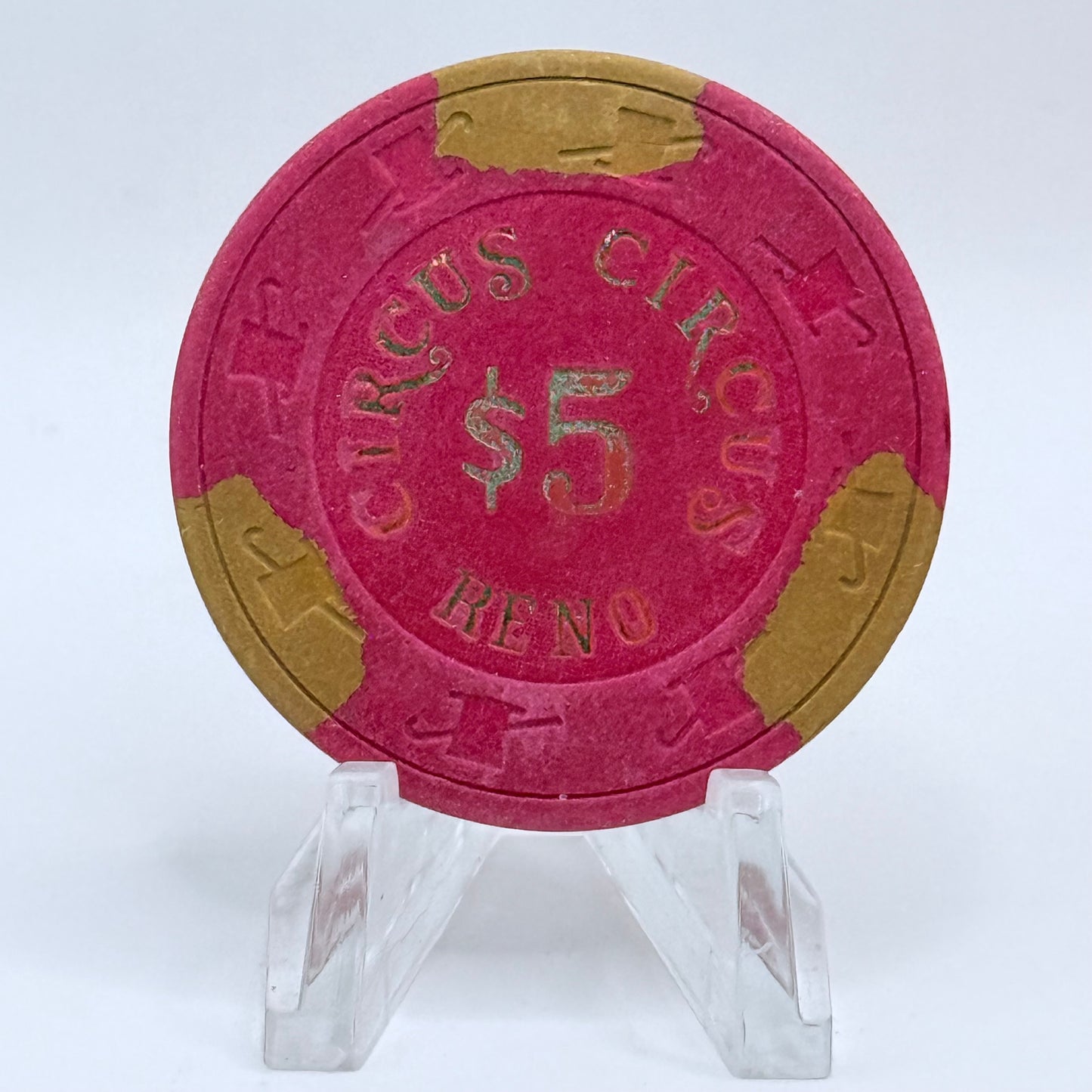 Circus Circus Reno Nevada 1983 $5 Casino Chip N5017