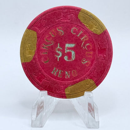 Circus Circus Reno Nevada 1983 $5 Casino Chip N5017