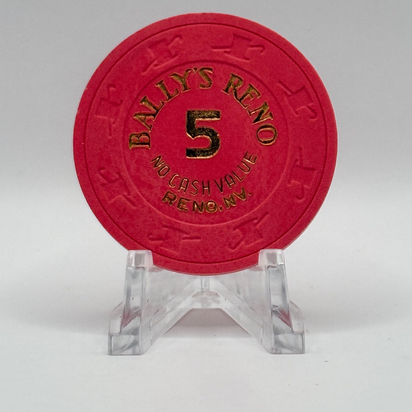 Bally's Reno Nevada $5 NCV Casino Chip N2791
