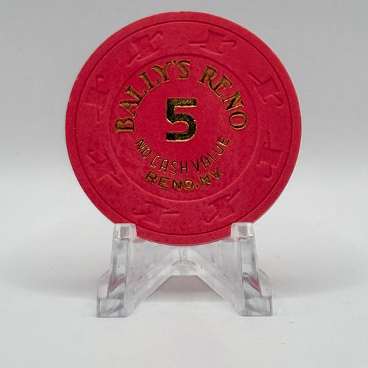 Bally's Reno Nevada $5 NCV Casino Chip N2791