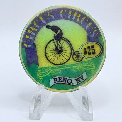 Circus Circus Reno Nevada 1995 $25 Casino Chip N5079