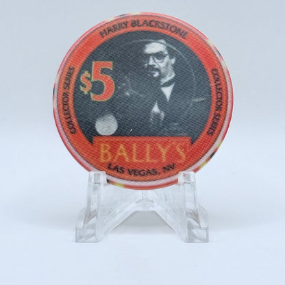 Bally's Las Vegas Nevada 1995 'Harry Blackston' LE $5 Casino Chip N0608