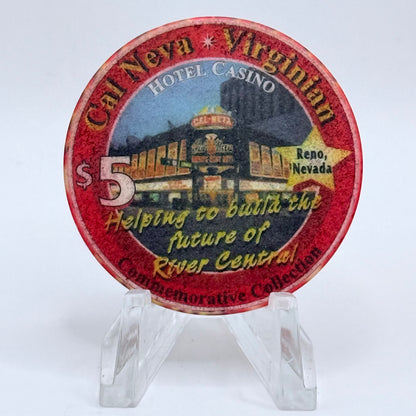 Club Cal-Neva Reno Nevada 1999 'Happy New Year' LE $5 Casino Chip V3903