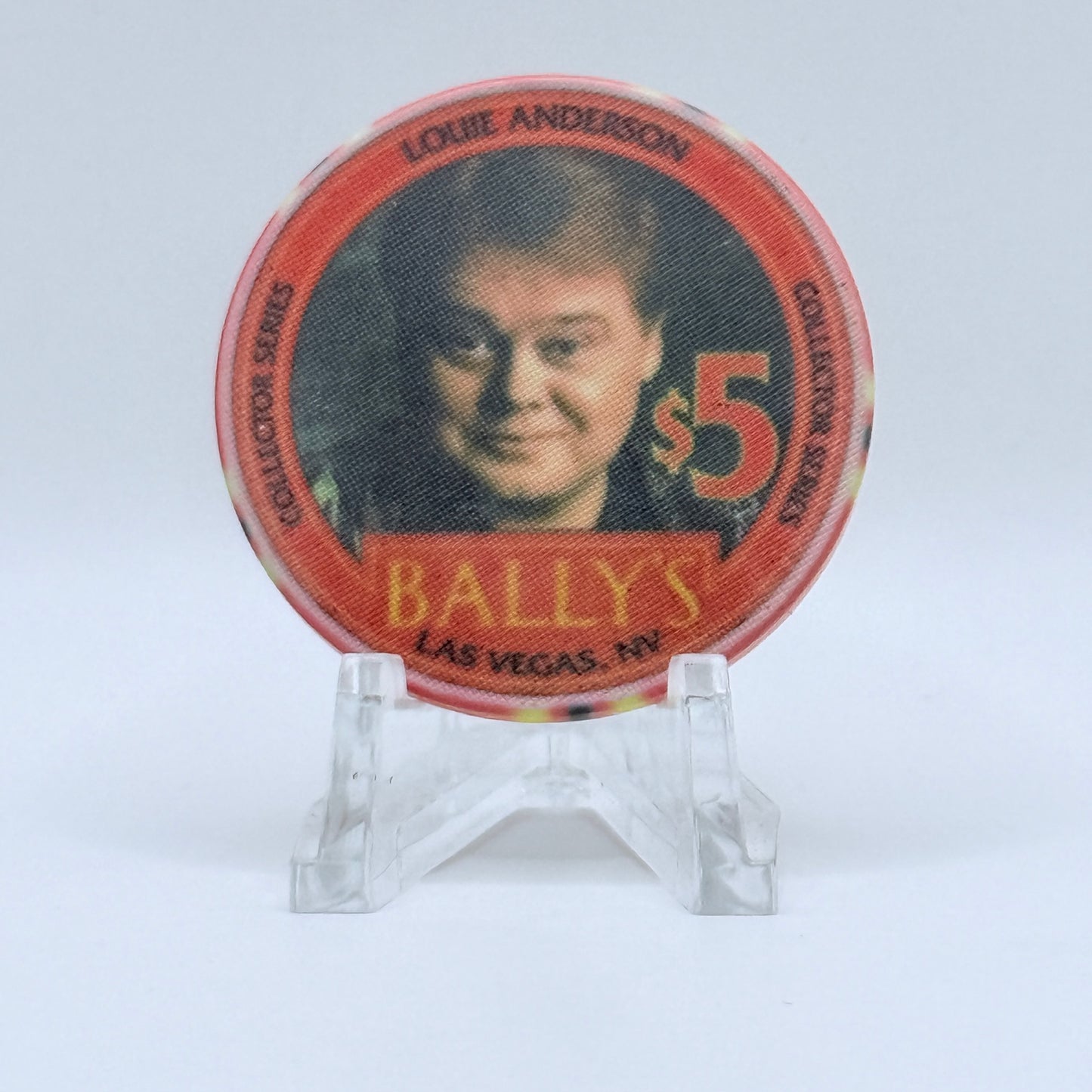 Bally's Las Vegas Nevada 1995 'Louie Anderson' LE $5 Casino Chip N0614