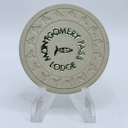 Montgomery Pass Lodge Montgomery Pass Nevada 1965 $5 Casino Chip V1167