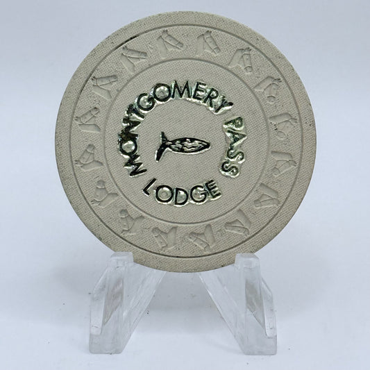 Montgomery Pass Lodge Montgomery Pass Nevada 1965 $5 Casino Chip V1167