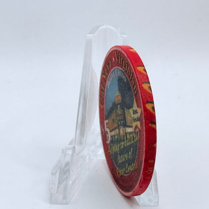 Club Cal-Neva Reno Nevada 1999 'Happy New Year' LE $5 Casino Chip V3904