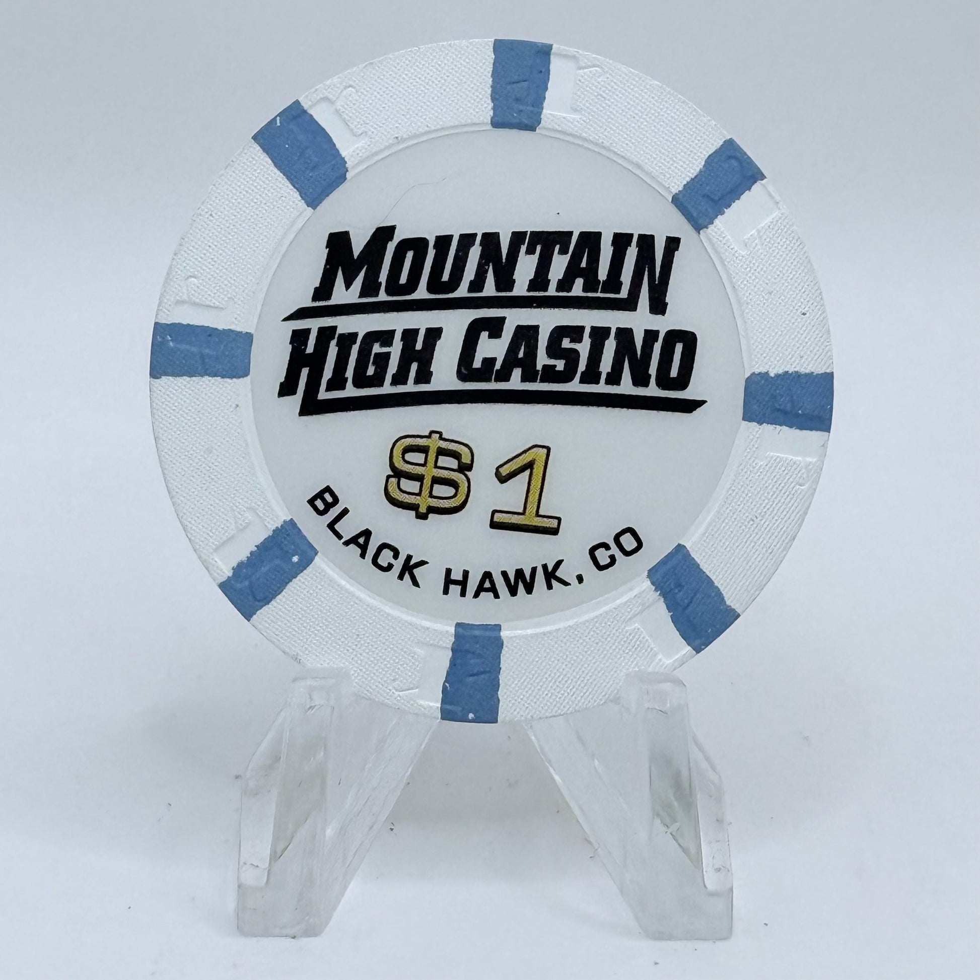 Mountain High Black Hawk Colorado 2003 $1 Casino Chip