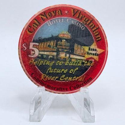 Club Cal-Neva Reno Nevada 1999 'Happy New Year' LE $5 Casino Chip V3905