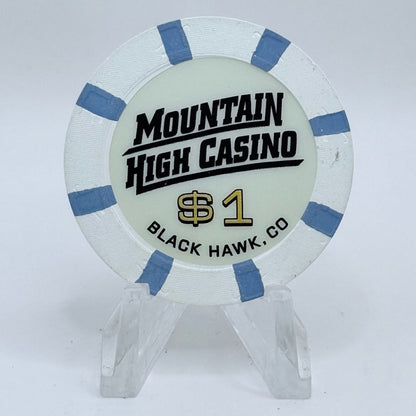 Mountain High Black Hawk Colorado 2003 $1 Casino Chip