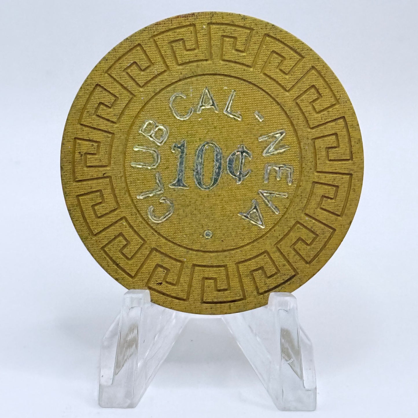 Club Cal-Neva Reno Nevada 1970s $0.10 Casino Chip N5800