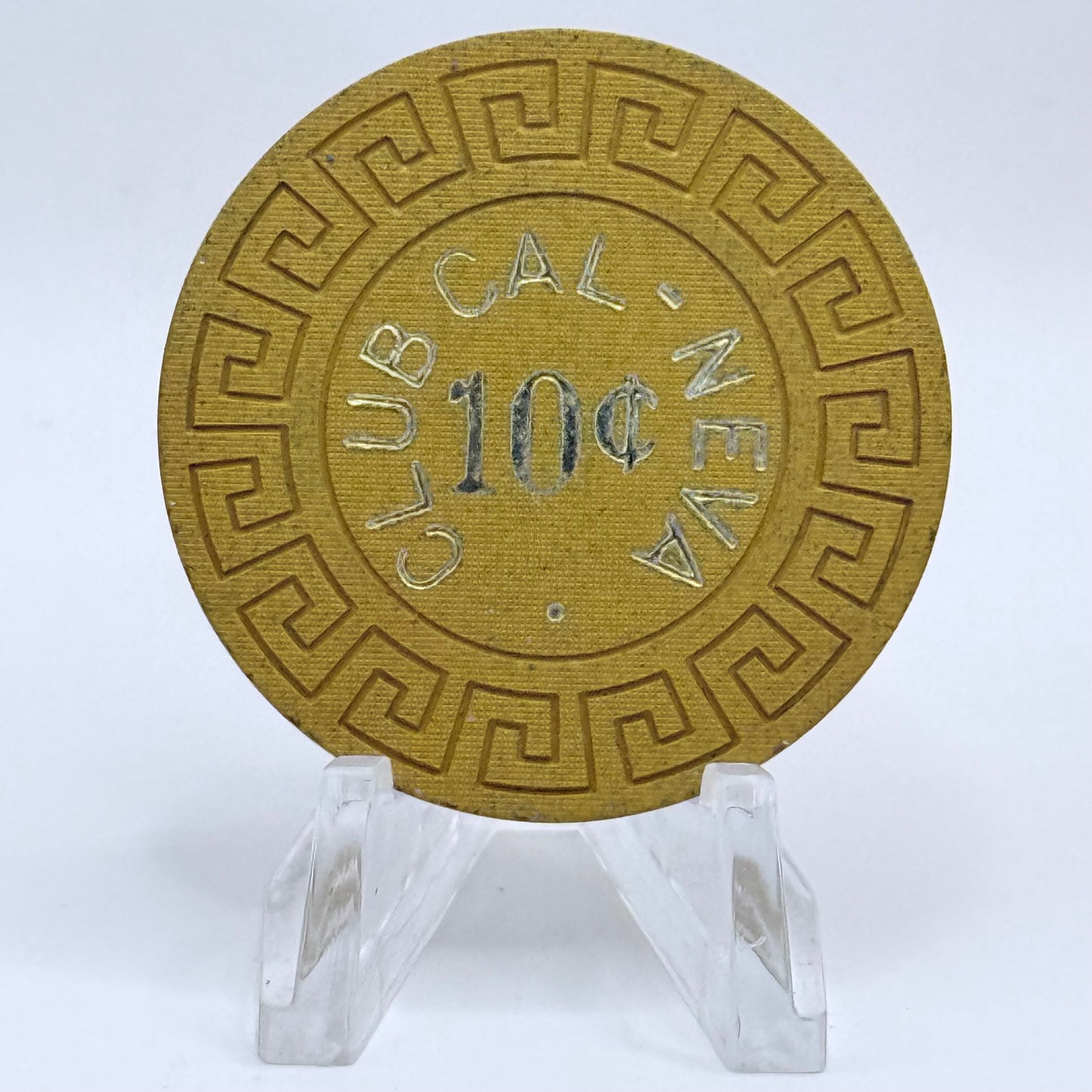 Club Cal-Neva Reno Nevada 1970s $0.10 Casino Chip N5800