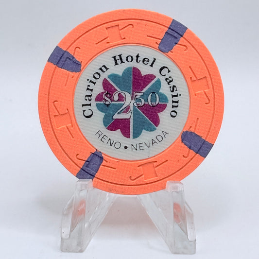 Clarion Hotel Reno Nevada 1996 $2.50 Casino Chip N6094