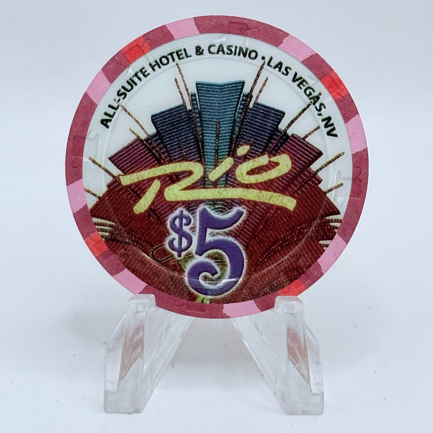 Rio Las Vegas Nevada 2006 'Voodoo Cafe & Lounge' LE $5 Casino Chip E5443