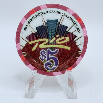 Rio Las Vegas Nevada 2006 'Voodoo Cafe & Lounge' LE $5 Casino Chip E5443