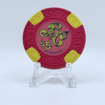 Barbary Coast Las Vegas Nevada 1988 $5 Casino Chip N6040