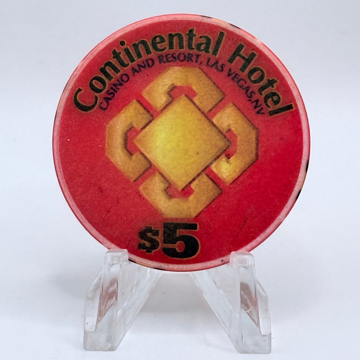 Continental Hotel Las Vegas Nevada 1998 $5 Casino Chip V2313