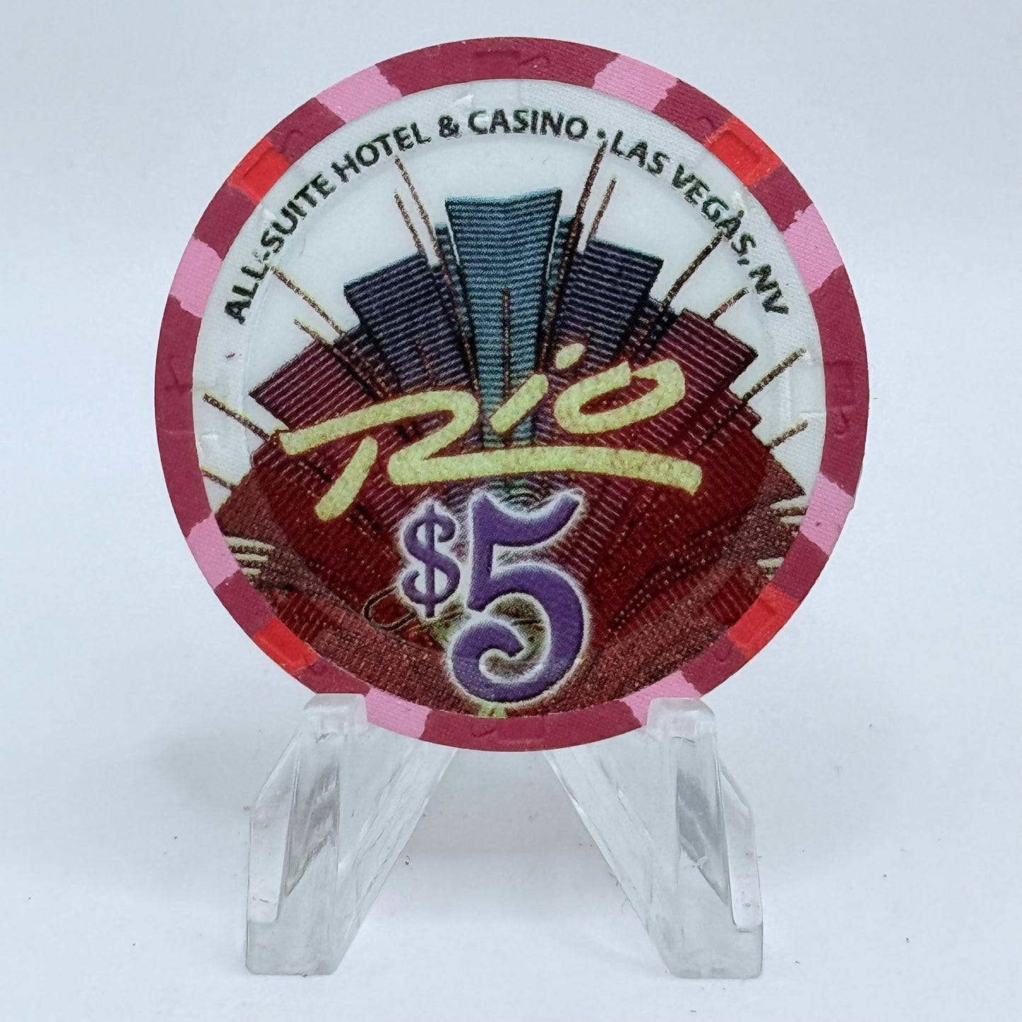 Rio Las Vegas Nevada 2006 'Halloween' LE $5 Casino Chip E5707