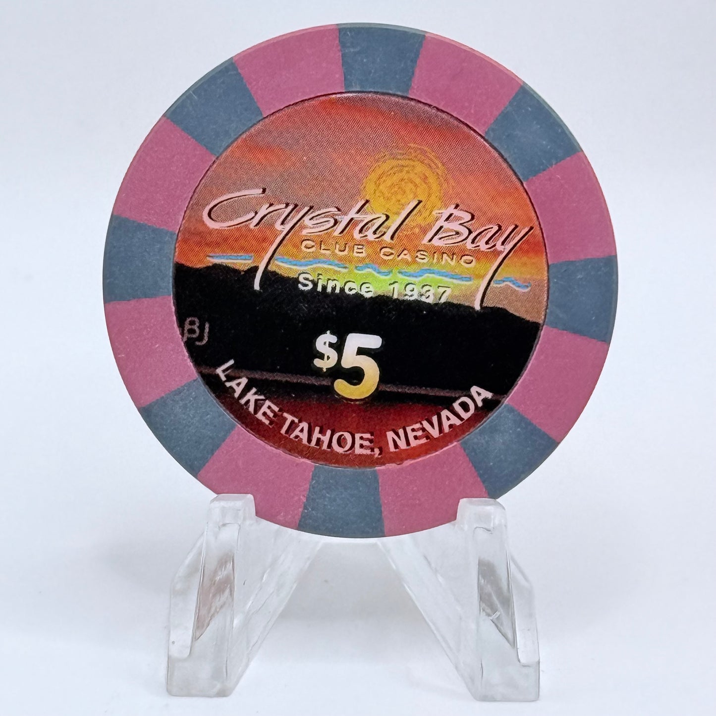Crystal Bay Casino Crystal Bay Nevada 2003 $5 Casino Chip E0296