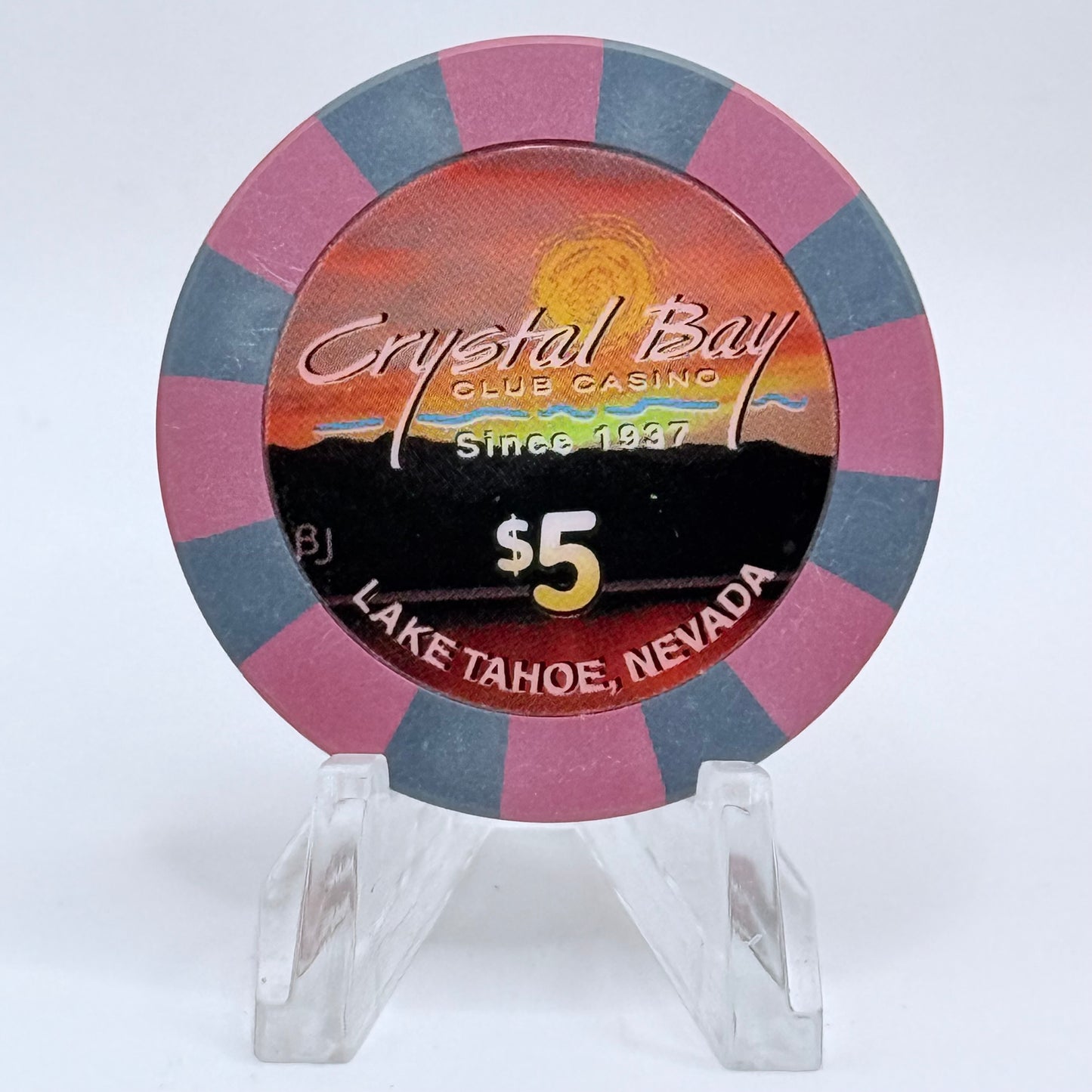 Crystal Bay Casino Crystal Bay Nevada 2003 $5 Casino Chip E0296