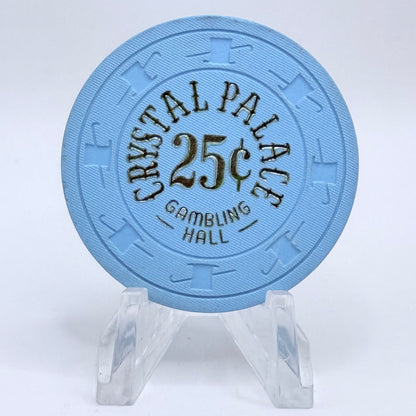 Crystal Palace Gambling Hall Laughlin Nevada 1978 $0.25 Casino Chip N3410