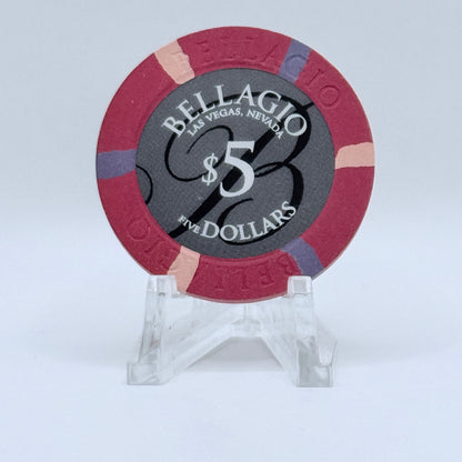 Bellagio Las Vegas Nevada 2008 $5 Casino Chip E7763