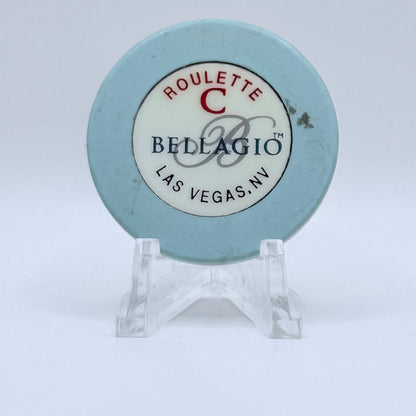 Bellagio Las Vegas Nevada 1998 Series 103 Roulette Lt Blue Casino Chip V2078