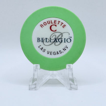 Bellagio Las Vegas Nevada 1998 Series 103 Roulette Green Casino Chip V2078
