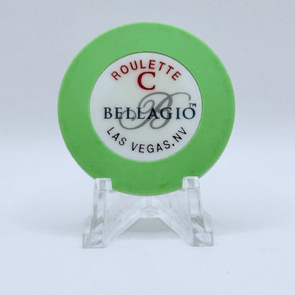 Bellagio Las Vegas Nevada 1998 Series 103 Roulette Green Casino Chip V2078