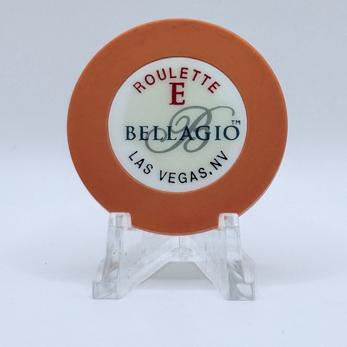 Bellagio Las Vegas Nevada 1998 Series 105 Roulette Beige Casino Chip V2090