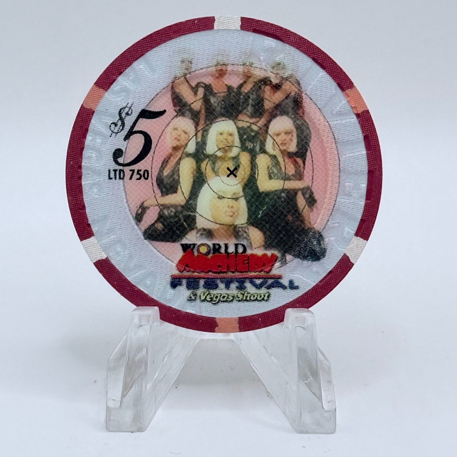 Riviera Las Vegas Nevada 2003 'World Archery' LE $5 Casino Chip E2376