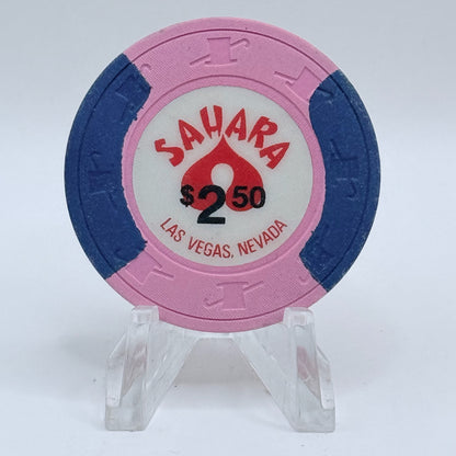 Sahara Las Vegas Nevada 1986 $2.50 Casino Chip N7807